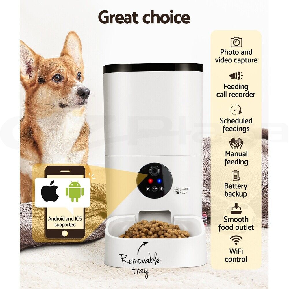 Automatic Pet Feeder - Camera & Wifi