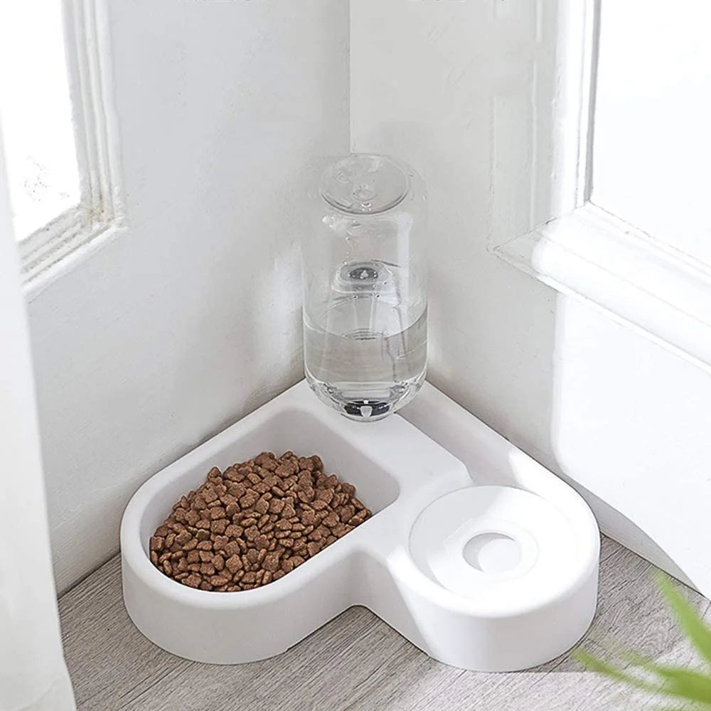 Pet Bowl with Automatic Water Dispenser