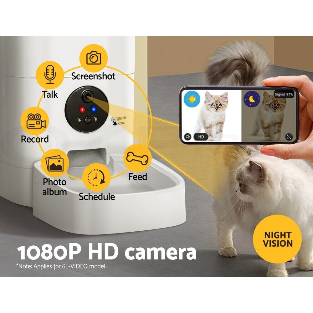 Automatic Pet Feeder - Camera & Wifi