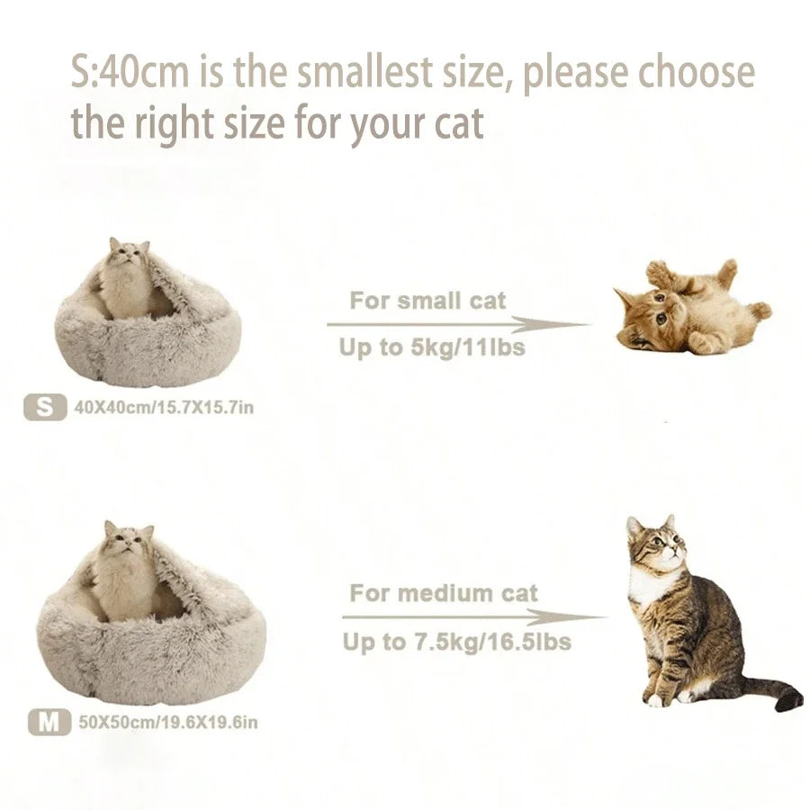 Soft Plush Pet Bed with Cover