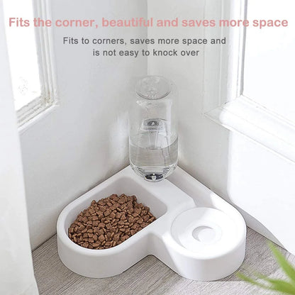 Pet Bowl with Automatic Water Dispenser